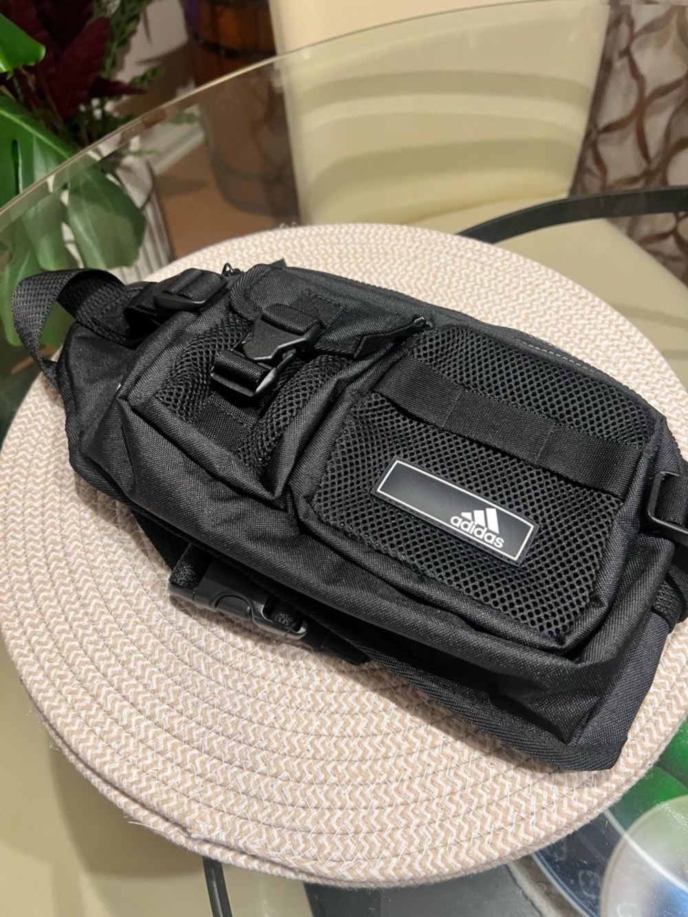 adidas Black Tactical Sling Belt Bag